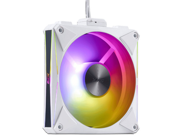 Kit de 4 Ventiladores Magneticos XPG Hurricane Mag RGB, 120mm, RGB, Color Blanco.