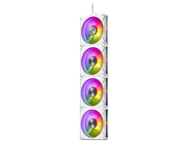 Kit de 4 Ventiladores Magneticos XPG Hurricane Mag RGB, 120mm, RGB, Color Blanco.