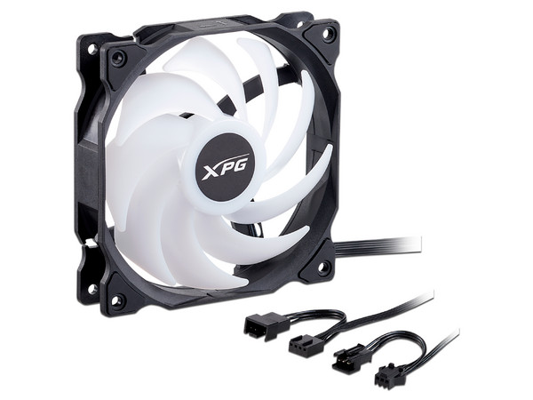 Ventilador XPG Vento, de 120 mm, 4 Pin, con iluminación ARGB. Color Negro.