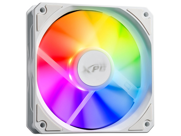 Ventilador XPG Vento R 120, 120mm, hasta 1600RPM, Máximo Flujo de Aire de 65 cfm, ARGB, Color Blanco.
