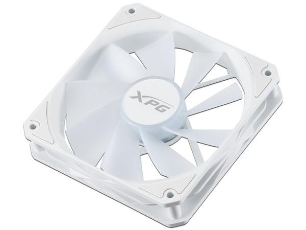 Ventilador XPG Vento R 120, 120mm, hasta 1600RPM, Máximo Flujo de Aire de 65 cfm, ARGB, Color Blanco.