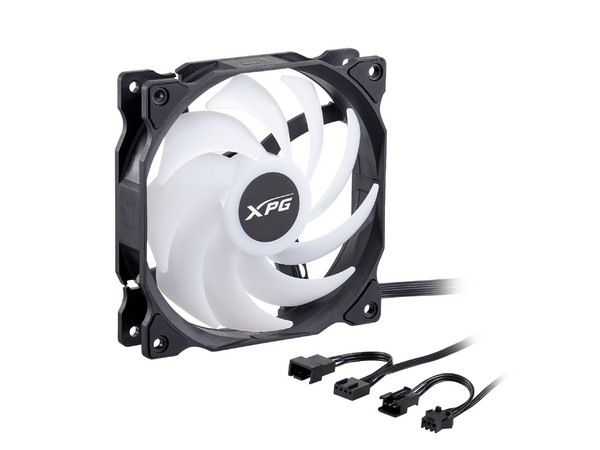 Ventilador XPG Vento R, 120mm, 1600RPM, ARGB, Color Negro.