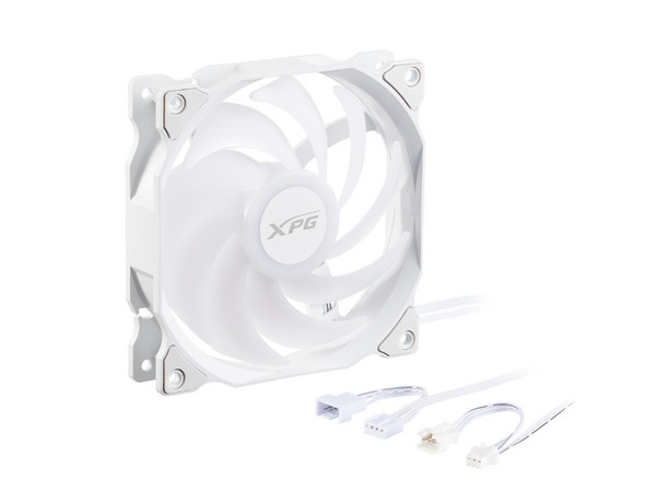 Ventilador XPG Vento R, 120mm, 1600RPM, ARGB, Color Blanco.