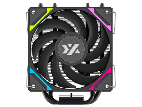 Disipador con Ventilador Xyz THERMAX 4, hasta 2000RPM, ARGB, Compatible con AMD AM4, AM5 e Intel LGA 1200, 1700, 1851, Color Negro.