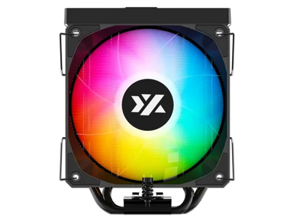 Disipador con Ventilador Xyz THERMAX 4 PULSAR, hasta 1800RPM, ARGB, Compatible con AMD AM4/AM5 e Intel LGA 115X/1200/1700/1851, Color Negro.