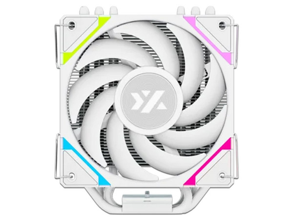 Disipador con Ventilador Xyz THERMAX 6, hasta 2000RPM, ARGB, Compatible con AMD AM4, AM5 e Intel LGA 115X, 1200, 1700, 1851, Color Blanco.