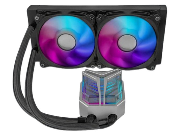 Enfriamiento Líquido Yeyian Infinity 240mm ARGB YTD-240AL-M1, sistema de refrigeración líquida para CPU con radiador de 240mm, iluminación ARGB y compatibilidad con Intel y AMD.