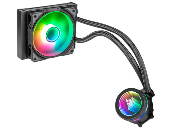 Sistema de Enfriamiento Líquido Yeyian VATN Series de 120mm, Soporta LGA115X/1700/2011/2011, AM5, FM1 y FM2, Color Negro.