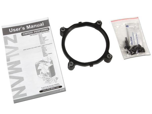 Disipador y Ventilador Zalman CNPS 5X Performa, soporta Socket 1156, 1155, 775, FM2, FM1, AM3+, AM3, AM2+ y AM2.