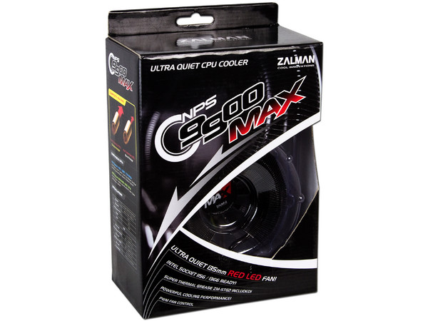 Disipador y Ventilador con LED Rojo Zalman CNPS 9900 Max, soporta Socket 2011, 1366, 1156, 1155, 775, FM2, FM1, AM3+, AM3, AM2+ y AM2.