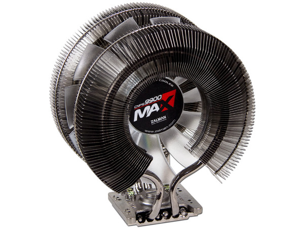Disipador y Ventilador con LED Rojo Zalman CNPS 9900 Max, soporta Socket 2011, 1366, 1156, 1155, 775, FM2, FM1, AM3+, AM3, AM2+ y AM2.