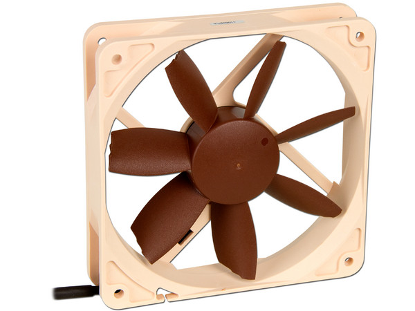 Ventilador Noctua NF-S12B FLX, 120 mm, con 3 ajustes de velocidad 1200/900/600 RPM.