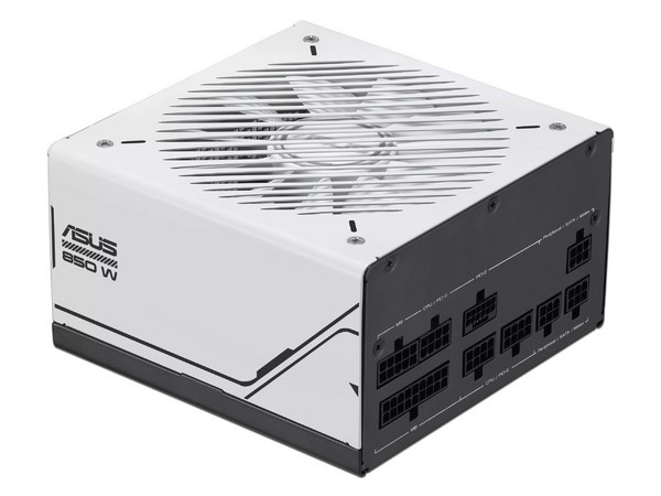 Fuente de Poder ASUS Prime AP-850G de 850W Modular, ATX 3.0, PCIE 5.0, 80 PLUS Gold. Color Blanco.