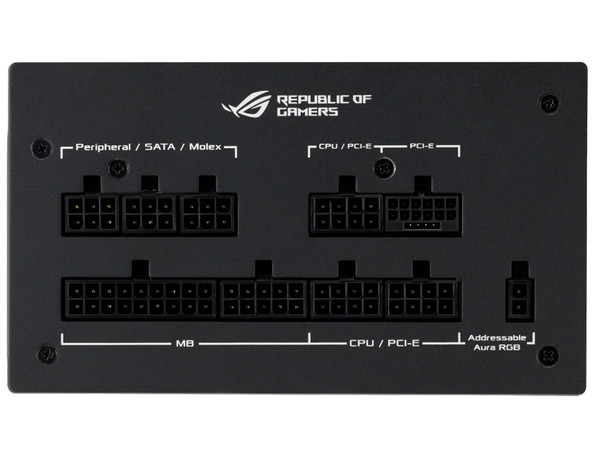 Fuente de Poder Modular ASUS ROG Strix Gold Aura Edition de 750W, ATX, 80 PLUS Gold, ARGB.