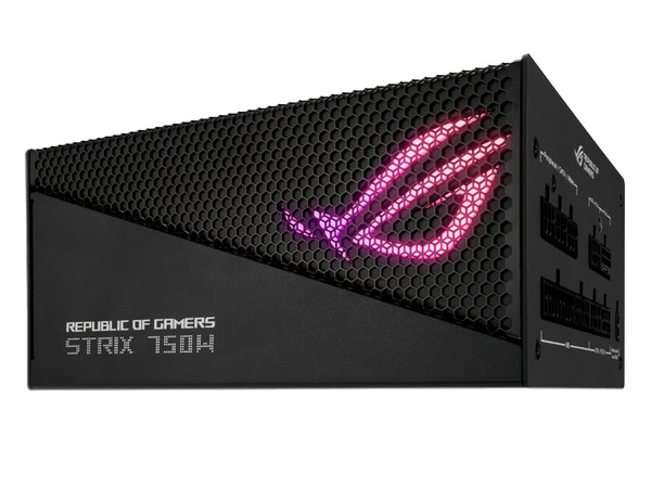 Fuente de Poder Modular ASUS ROG Strix Gold Aura Edition de 750W, ATX, 80 PLUS Gold, ARGB.