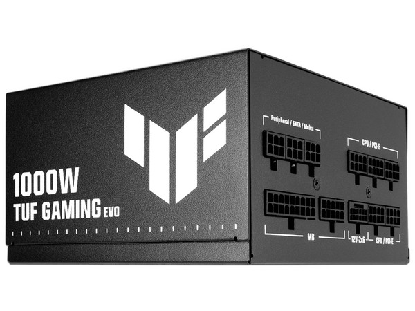 Fuente de Poder Modular ASUS TUF Gaming 1000W Gold EVO de 1000W, ATX, 80 Plus Gold. Color Negro.
