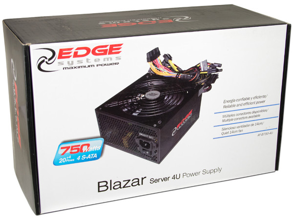 Fuente de Poder Acteck Blazar para Servidor 4U de 750W.