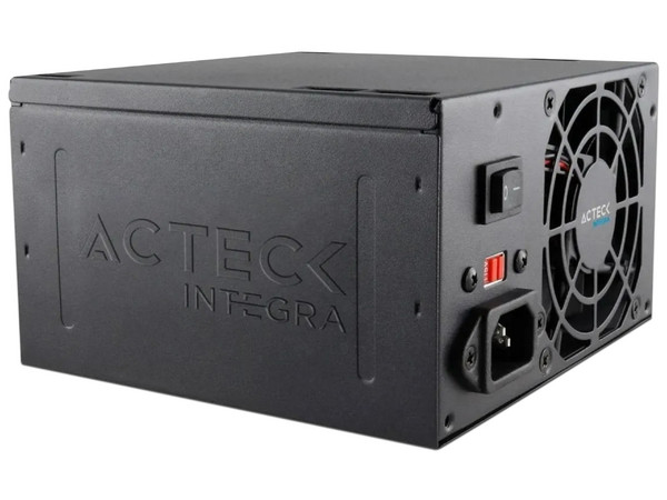 Fuente de Poder Acteck R500 de 500W, ATX. Color Gris. Bulk.