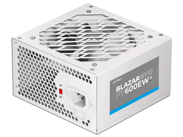 Fuente de Poder ACTECK Blazar Evo ACTECK FT500EW Advanced Series de 500W. Color Blanco.