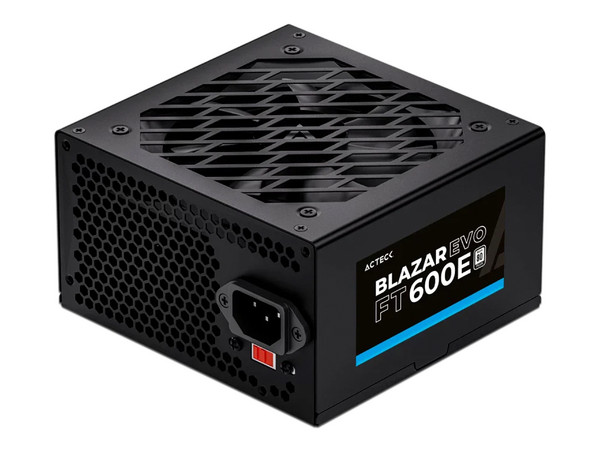 Fuente de Poder Acteck Blazar Evo FT600E de 600W, ATX. Color Negro. (Caja abierta)