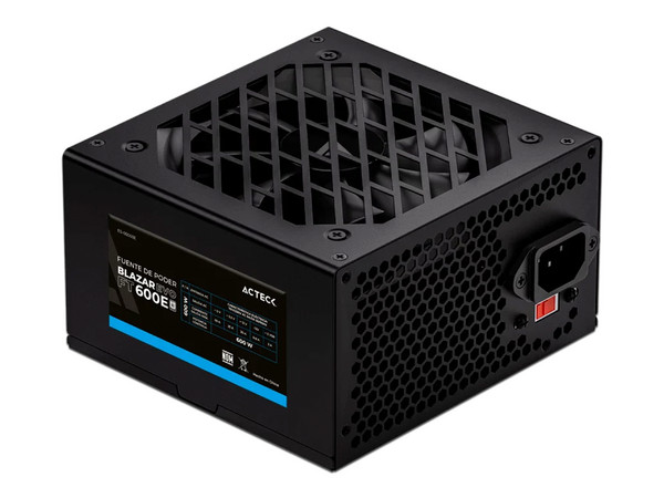 Fuente de Poder Acteck Blazar Evo FT600E de 600W, ATX. Color Negro. (Caja abierta)