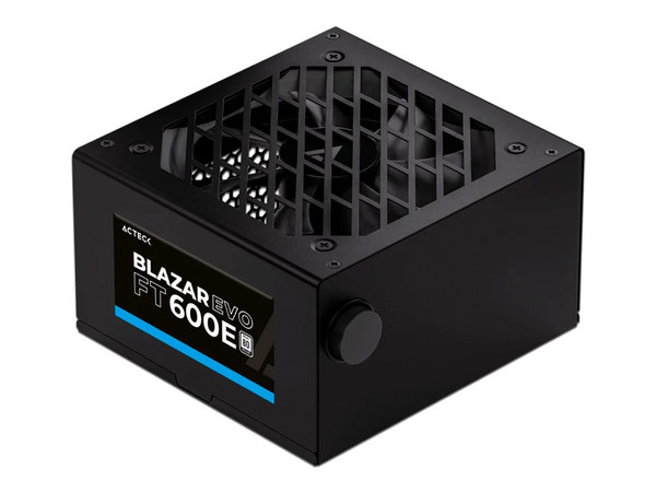 Fuente de Poder Acteck Blazar Evo FT600E de 600W, ATX. Color Negro. (Caja abierta)