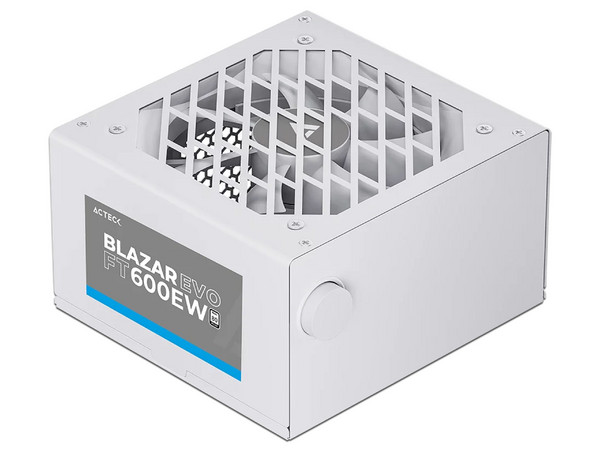 Fuente de Poder Acteck Blazar Evo FT600EW de 600W, ATX, Color Blanco.