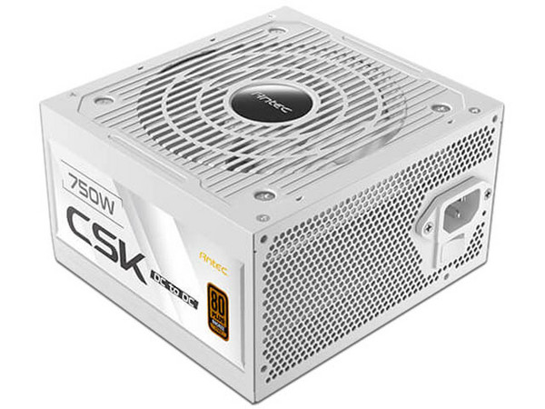 Fuente de Poder Antec CSK750 DC de 750W, ATX, 80 PLUS Bronce, Color Blanco.