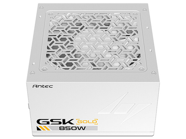 Fuente de Poder Antec GSK850 V2 de 850W, ATX Full Modular, Hibrido, 80 PLUS Gold, Color Blanco.