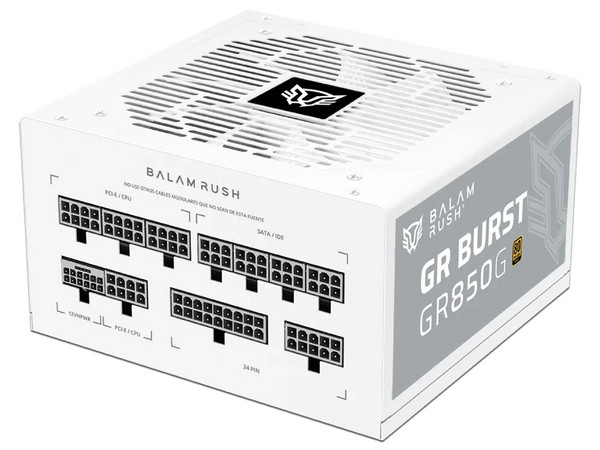 Fuente de Poder Modular Balam Rush GR Burst GR850G de 850W, ATX, 80 Plus Gold.