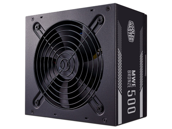 Fuente de Poder Cooler Master MWE 500 BRONZE V2 de 500W, ATX, 80 PLUS Bronze.