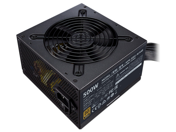 Fuente de Poder Cooler Master MWE 500 BRONZE V2 de 500W, ATX, 80 PLUS Bronze.