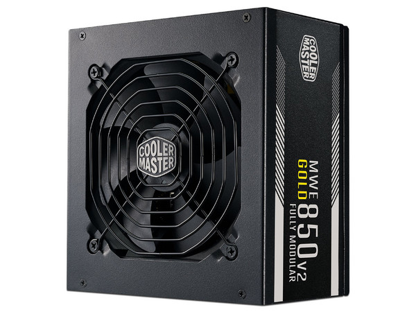 Fuente de Poder Cooler Master MWE Gold 850 V2 de 850W, Full Modular, ATX, 80 PLUS Gold.