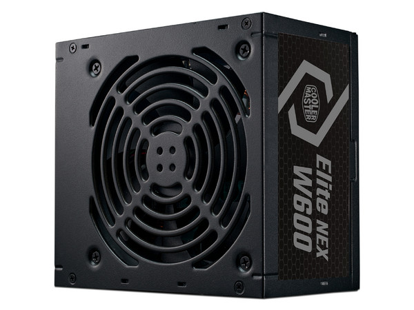 Fuente de Poder Cooler Master Elite Nex de 600W, ATX, 80 Plus.