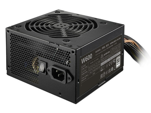 Fuente de Poder Cooler Master Elite Nex de 600W, ATX, 80 Plus.
