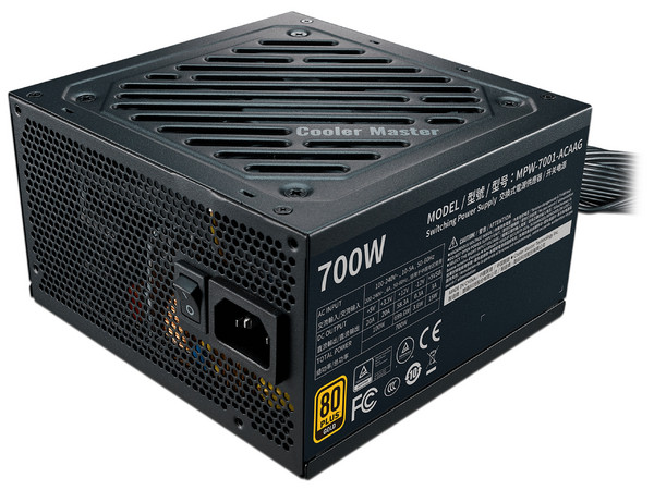 Fuente de Poder Cooler Master G700 de 700W, ATX, 80 PLUS Gold.