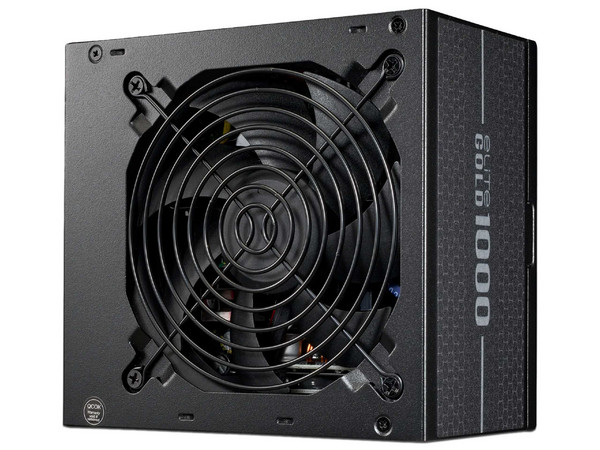 Fuente de Poder COOLER MASTER Elite Gold 1000 FM MPW-A001-AFAG-BUS de 1000W, Certificación 80 Plus Gold, Cableado Modular.
