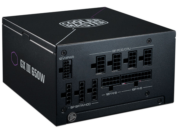Fuente de Poder Modular Cooler Master GX III de 650W, ATX, 80 Plus Gold.