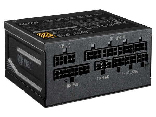 Fuente de Poder Modular Cooler Master MPY-8501-SFHAGV-3EUS de 850W, SFX, ATX 3.1, 80 PLUS Gold. Color Negro.