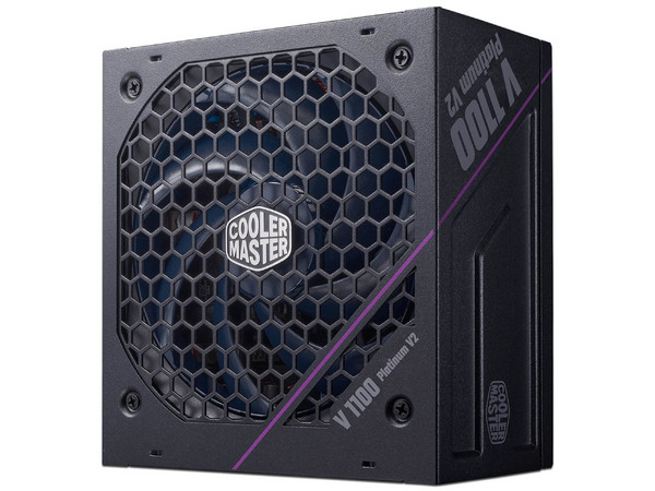 Fuente de Poder, Cooler Master, V Platinum 1100 V2, 80 PLUS Platinum, Modular, 24-pin ATX, Ventilador 135mm, 1100W.