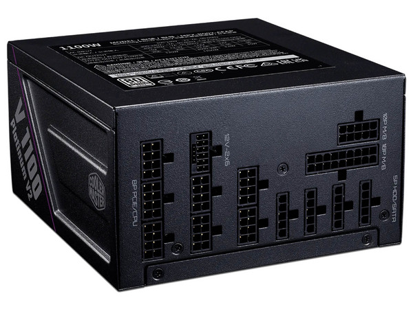 Fuente de Poder, Cooler Master, V Platinum 1100 V2, 80 PLUS Platinum, Modular, 24-pin ATX, Ventilador 135mm, 1100W.