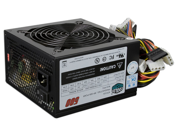 Fuente de Poder Cooler Master Extreme Power de 500W.