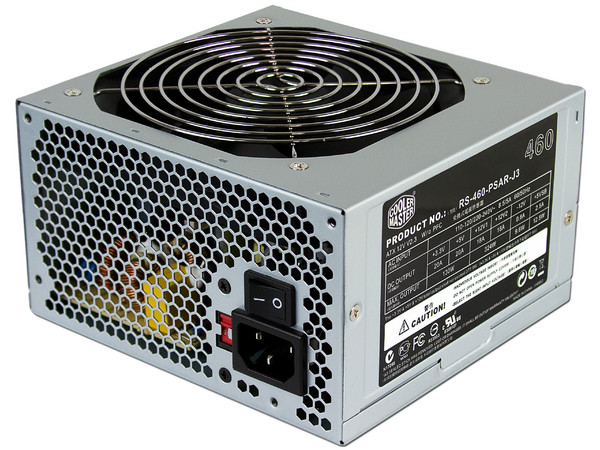 Fuente de Poder Cooler Master Elite Power de 460W.