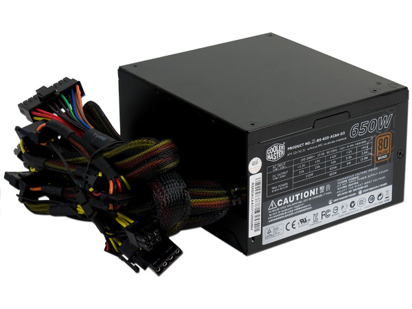 Fuente de Poder Cooler Master GX de 650W, ATX, 80 PLUS BRONZE.