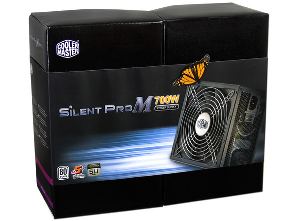 Fuente de Poder Cooler Master Silent Pro M de 700W.