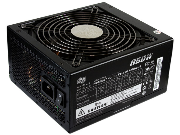 Fuente de Poder Cooler Master Silent Pro M de 850W, ATX, 80 PLUS BRONZE.