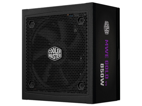 Fuente de Poder Cooler Master Gold 850 V3 de 850W, 80 Plus Gold, Modular, Ventilador 120 mm.