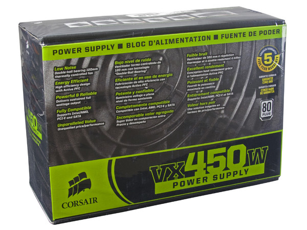Fuente de Poder CORSAIR VX450W de 450W