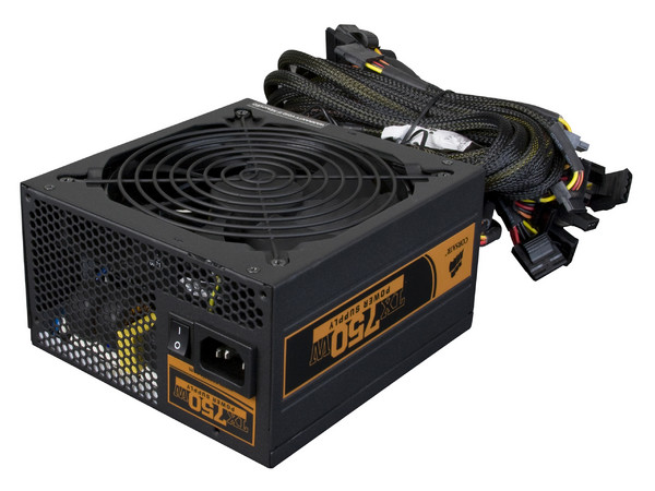 Fuente de Poder CORSAIR TX750W de 750W