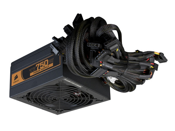 Fuente de Poder CORSAIR TX750W de 750W